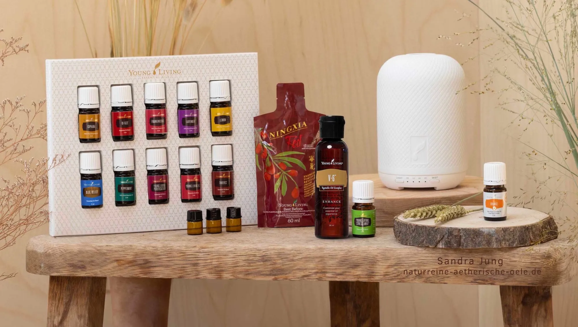 Young Living Premium Starterset mit Diffuser und ätherischen Ölen