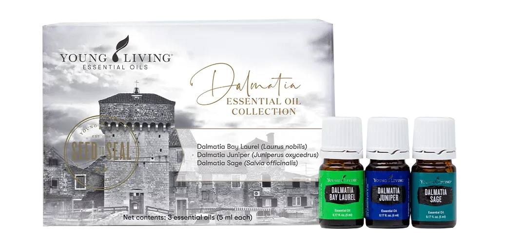 Dalmatia Essential Oil Collection von Young Living mit Dalmatia Juniper